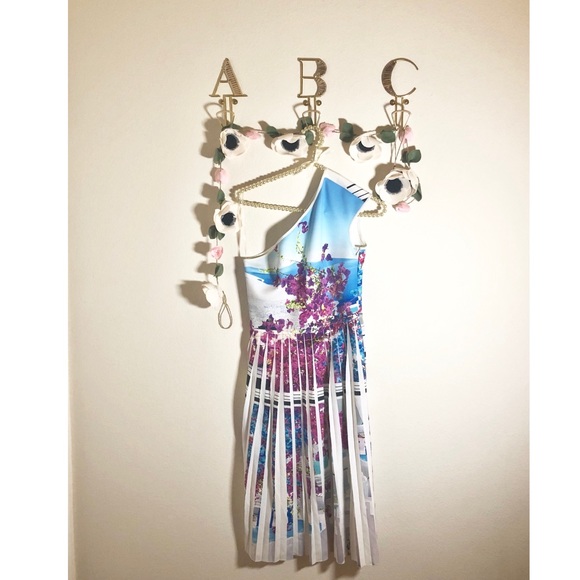 Clover Canyon Santorini One Shoulder Pleated Dress - Picture 5 of 5